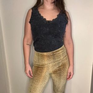 Marbled Black Self-Esteem Tank